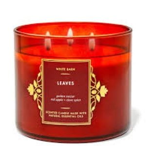 Leaves Bath & Body Works Candle